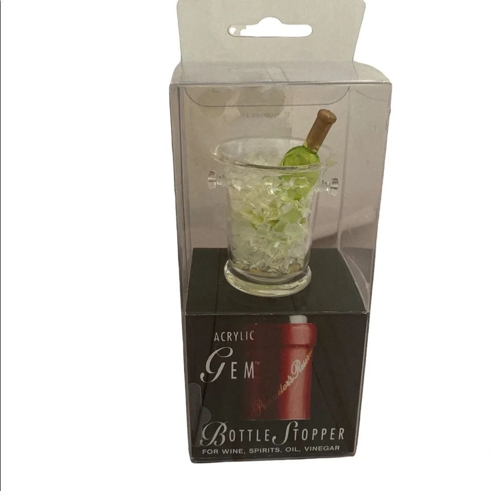 Acrylic Bucket Bottle Stopper